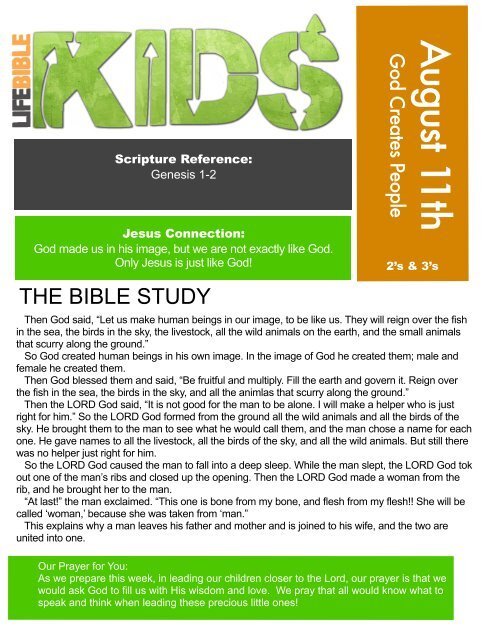 Children's Bible Lessons: Lesson - How Does God Talk To Us?