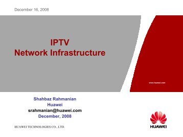 IPTV Network Infrastructure - Cvt-dallas.org