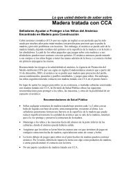 Lo que usted deberÃƒÂ­a de saber sobre Madera tratada con CCA - Epi