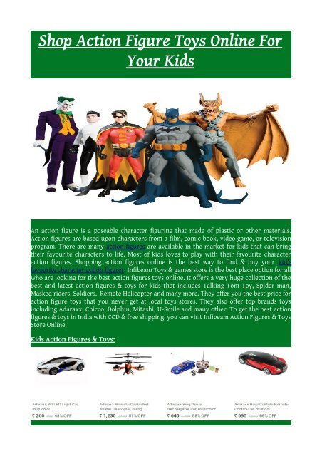 action figures toys online