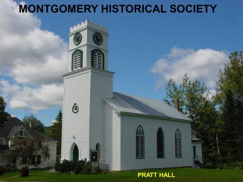 Society Brief 9MB - Montgomery Historical Society