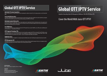 Global OTT IPTV Service - Antiktech.com