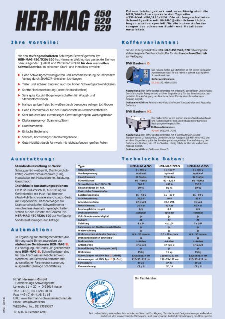 HER-MAG 450 - 620 1460kB - Hermann Welding