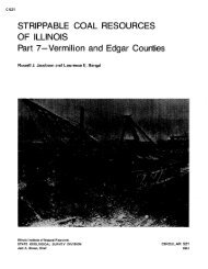 Strippable Coal Resources of Illinois - University of Illinois at Urbana ...
