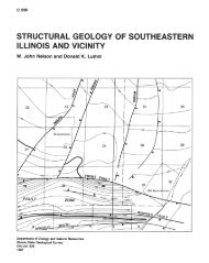 Structural geology of southeastern Illinois and vicinity - University of ...