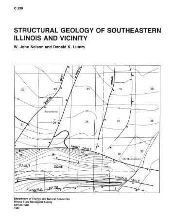 Structural geology of southeastern Illinois and vicinity - University of ...