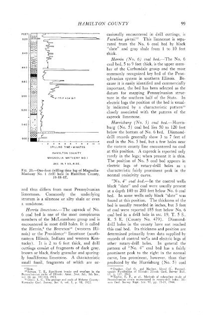 subsurface geology and coal resources of the pennsylvanian system ...