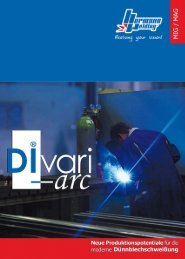 DIvari-arc stufengeschaltetet (MIG/MAG) - Hermann Welding