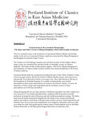 Canonical Chinese Medicine Training_SHL ... - Arnaud Versluys