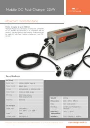 Mobile DC Fast-Charger 22kW