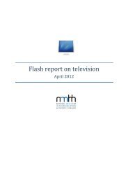 Flash report on television - English