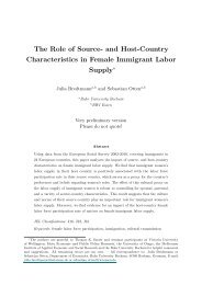 The Role of Source- and Host-Country Characteristics in ... - CReAM