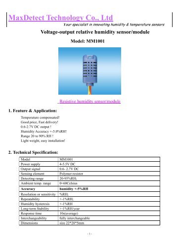 MaxDetect Technology Co., Ltd