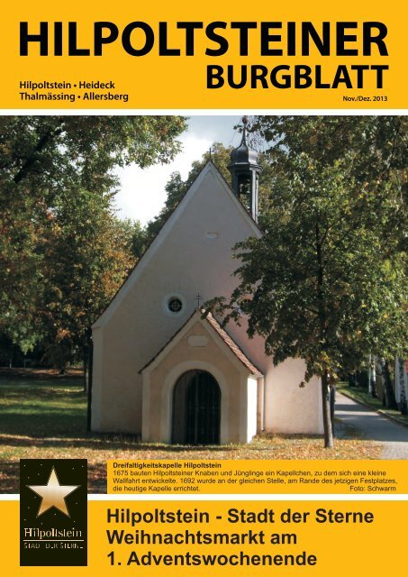 HILPOLTSTEINER Burgblatt 2013-11