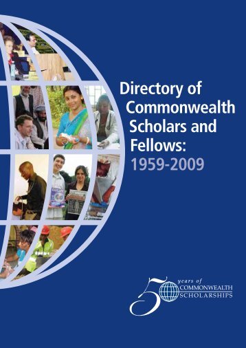 Directory of Commonwealth Scholars and Fellows: 1959-2009