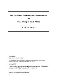 The Social and Environmental Consequences of Coal ... - Both ENDS