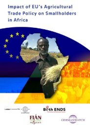 Impact of EU's agricultural trade policy on smallholders ... - Both ENDS