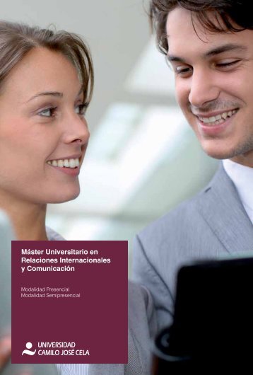 Máster Universitario en Relaciones Internacionales y Comunicación