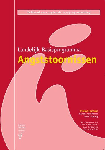 Landelijk Basisprogramma Angststoornissen - GGZ-richtlijnen