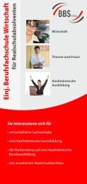 Einj. B erufsfachschule W irtschaft - BBS Soltau