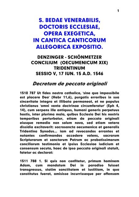 In Cantica Canticorum