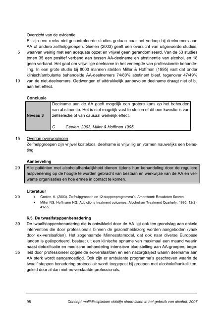 Concept Multidisciplinaire richtlijn Stoornissen in ... - GGZ-richtlijnen