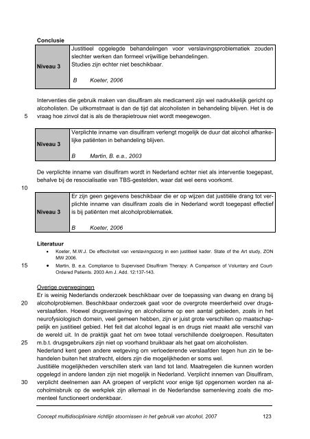 Concept Multidisciplinaire richtlijn Stoornissen in ... - GGZ-richtlijnen