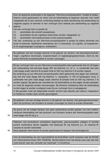 Concept Multidisciplinaire richtlijn Stoornissen in ... - GGZ-richtlijnen