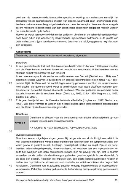 Concept Multidisciplinaire richtlijn Stoornissen in ... - GGZ-richtlijnen