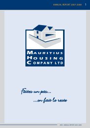 Final Annual Report 2007-2008.indd - Mauritius Housing MHC