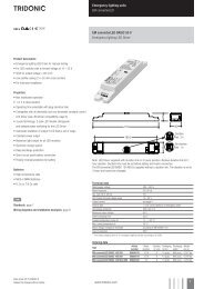 Emergency lighting units EM series EM converterLED BASIC 50 V ...