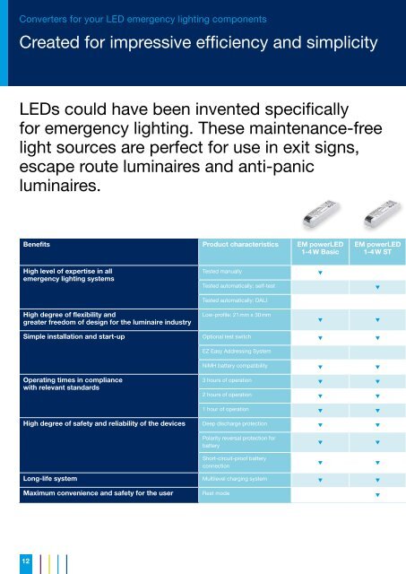 Brochure â TALEXXconverter and TALEXXcontrol - Tridonic