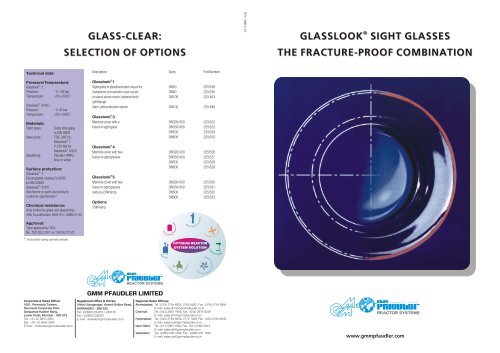 Glasslook Catalogue - GMM Pfaudler Ltd