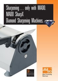 Sharpening . . . only with MADO. MADO SharpX Diamond ...