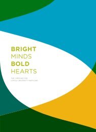 Bright Minds, Bold Hearts: The Campaign for Loyola University Maryland