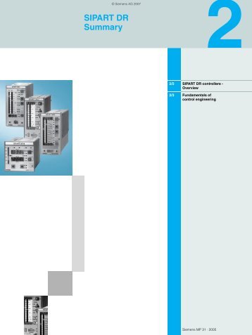 SIPART DR19 Controllers - SETAMS SA