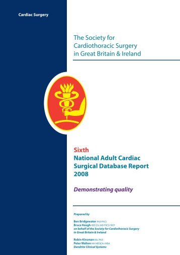 Sixth National Adult Cardiac Surgical Database Report - Society for ...