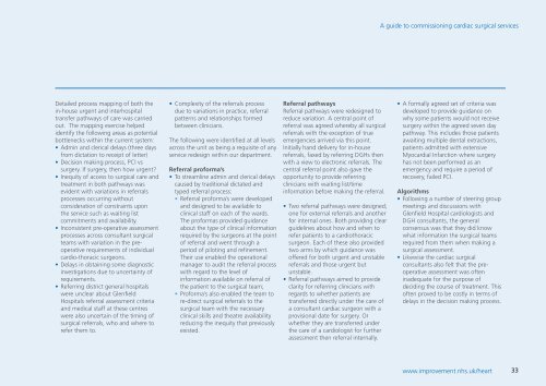 A guide to commissioning cardiac surgical services - NHS ...