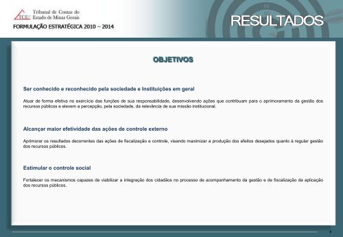 2010 a 2014 - Tribunal de Contas do Estado de Minas Gerais