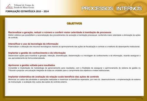 2010 a 2014 - Tribunal de Contas do Estado de Minas Gerais