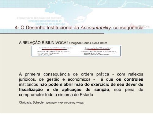 Accountability DemocrÃ¡tica e as Ouvidorias