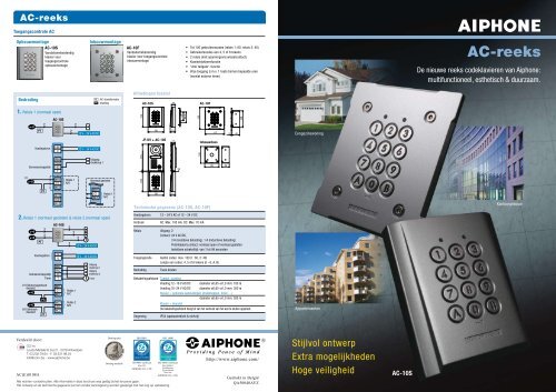 Folder AC10-serie codeklavieren - Ccinv.be