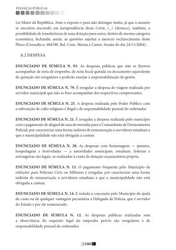 8.2 DESPESA - Revista do TCE