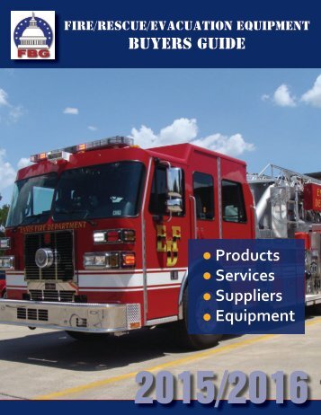 Fire, Rescue, Evacuation Equipment Buyers Guide