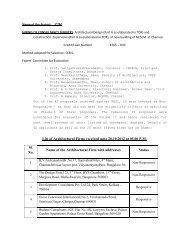 Hiring of Consultancy for Architectural Design and ... - Sicom
