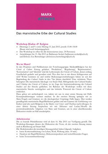 Das marxistische Erbe der Cultural Studies