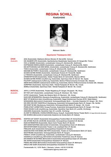 Schlossparktheater Magazine