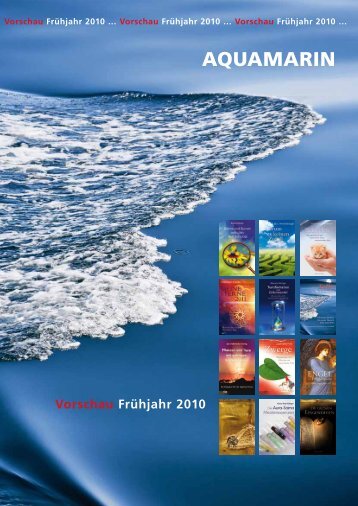 Vorschau Frühjahr 2010 - Aquamarin Verlag