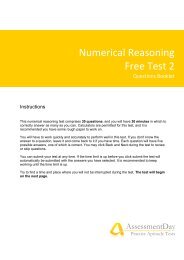 Numerical Reasoning Test 2 Questions (PDF) - Aptitude Test