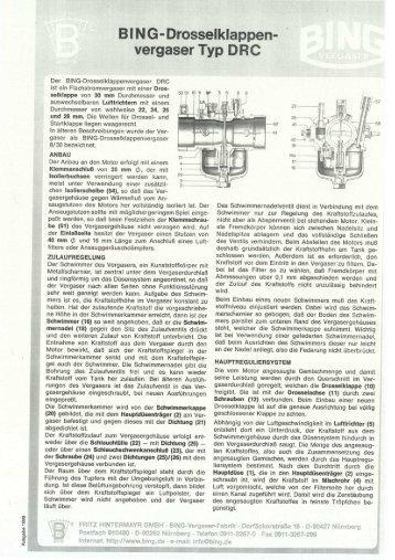 B I N G- Drosselk|appen - BING Power Systems GmbH
